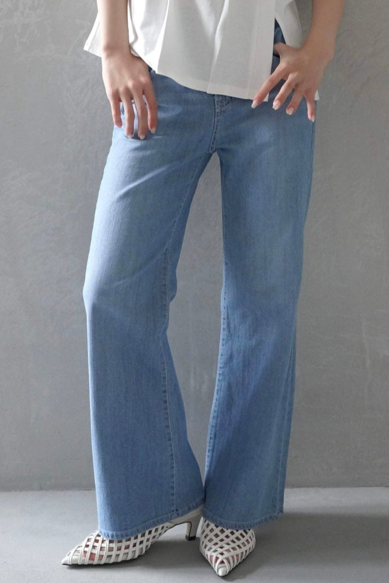 Stretch Semi-flare Denim – kicuri
