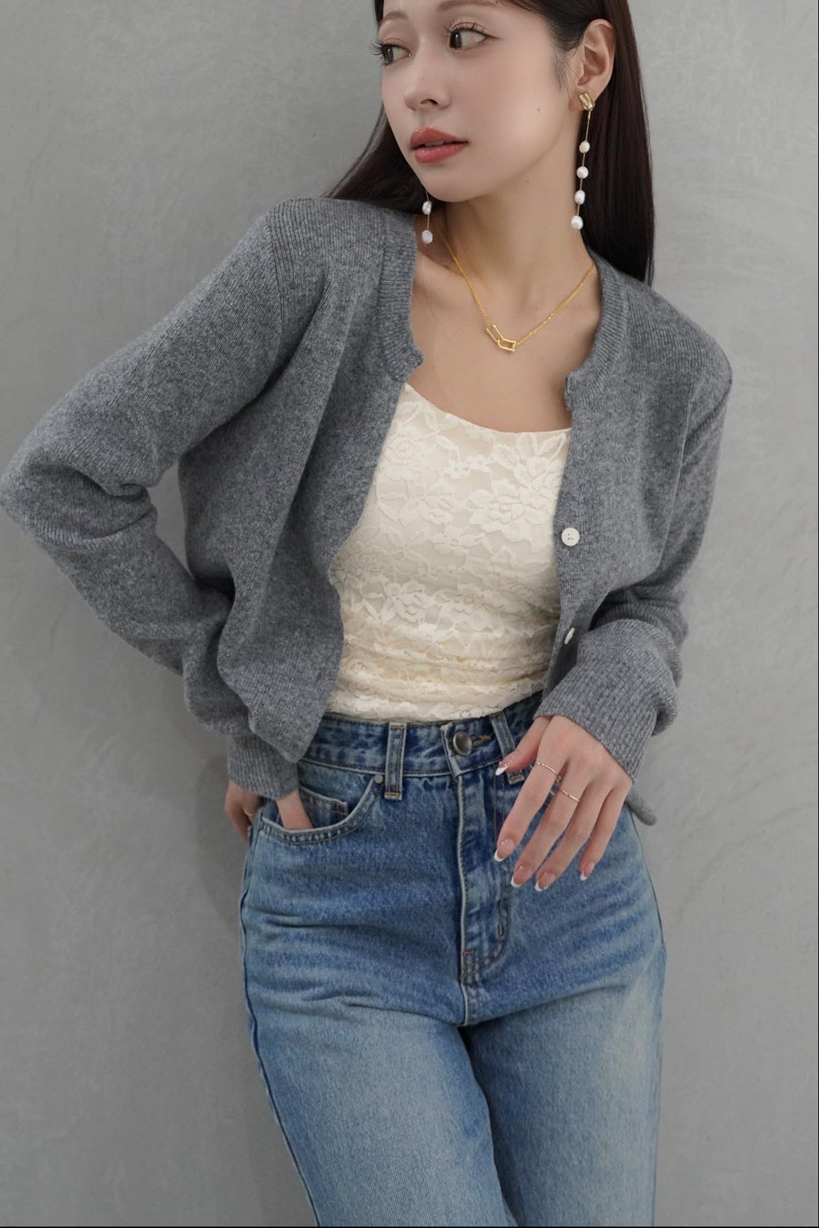 Cashmere Mix Cardigan – kicuri