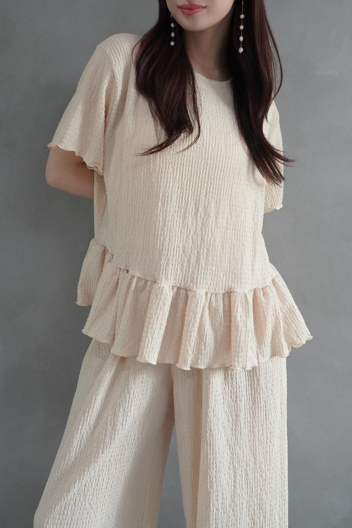 きるたんセットアップ SET］Relax Frill Setup – kicuri