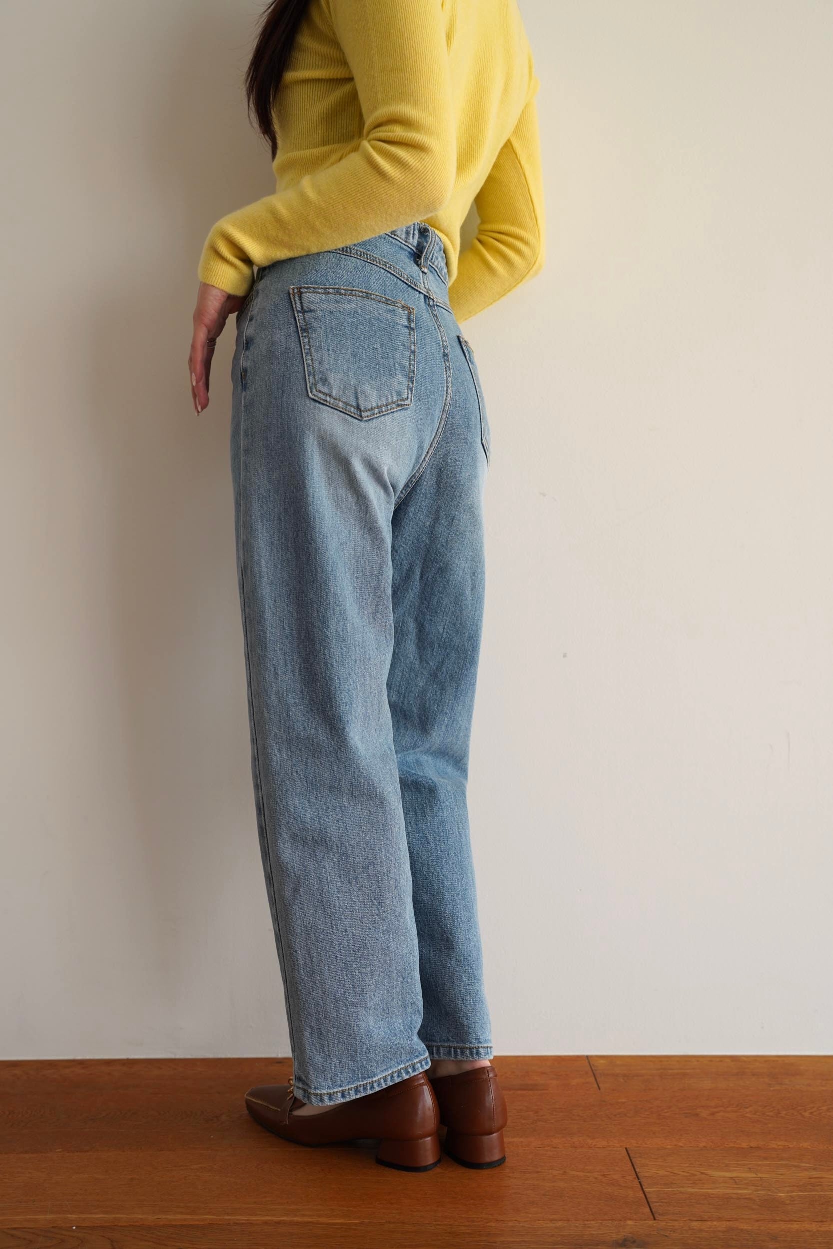 r*.様 highwaist vintagelike straight deni r*.様 highwaist vintagelike straight deni r*.様 highwaist