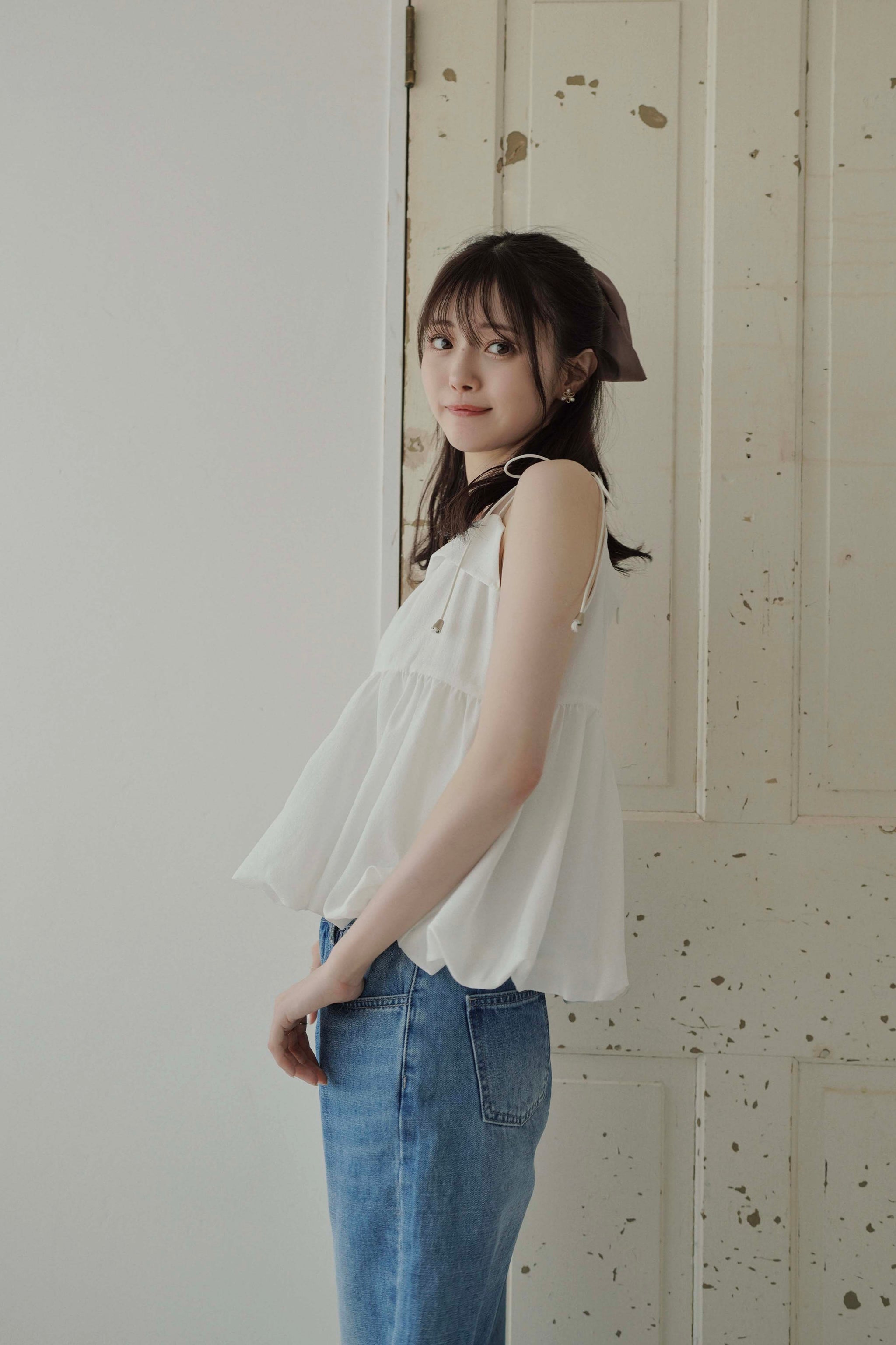 市川美織 × kicuri】バルーンキャミソール