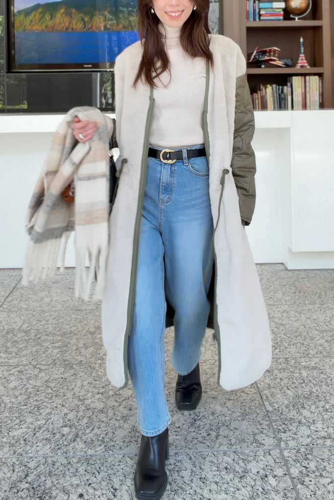 Bouclé Tweed Jacocoat – kicuri