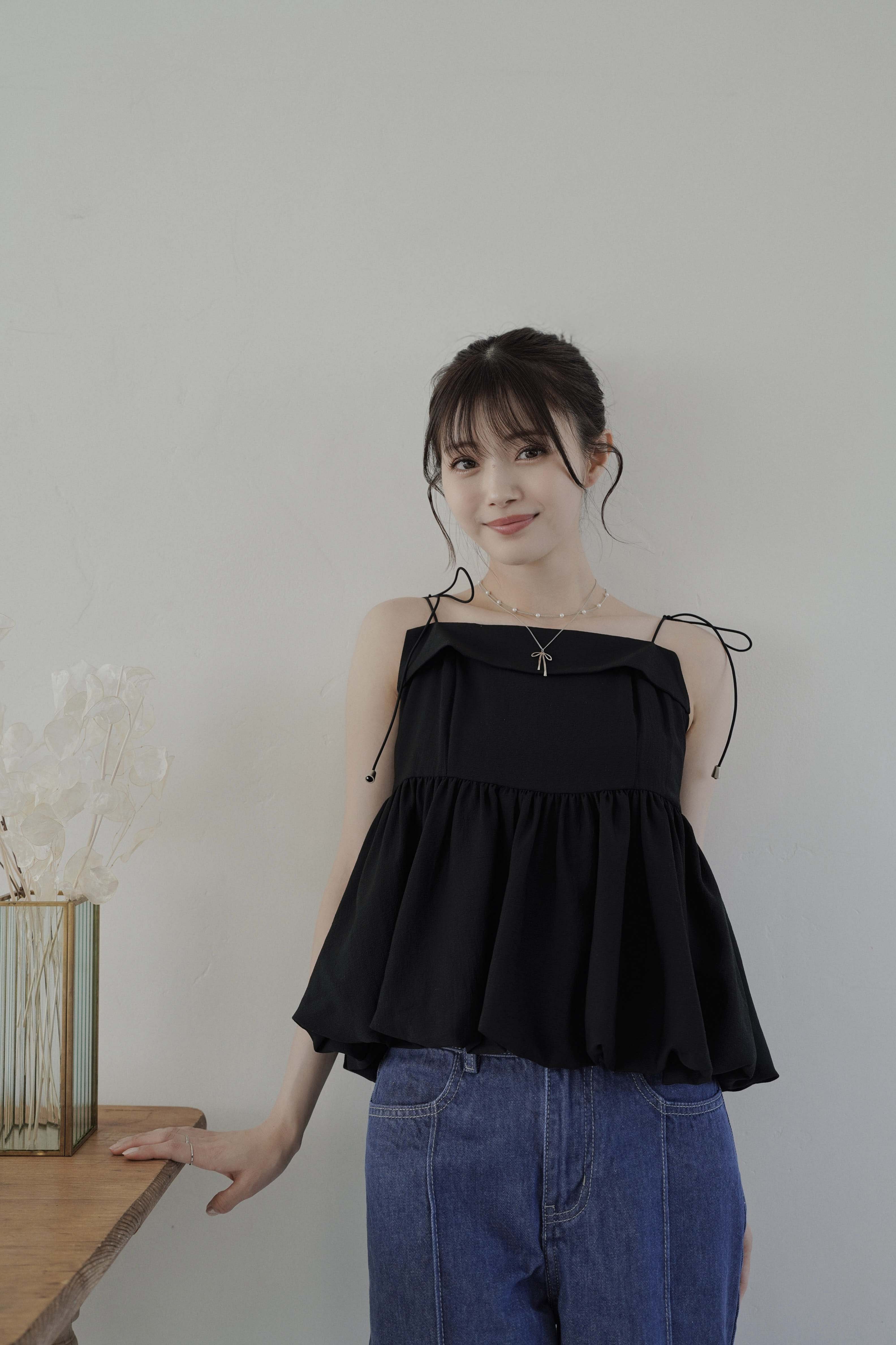市川美織 × kicuri】バルーンキャミソール