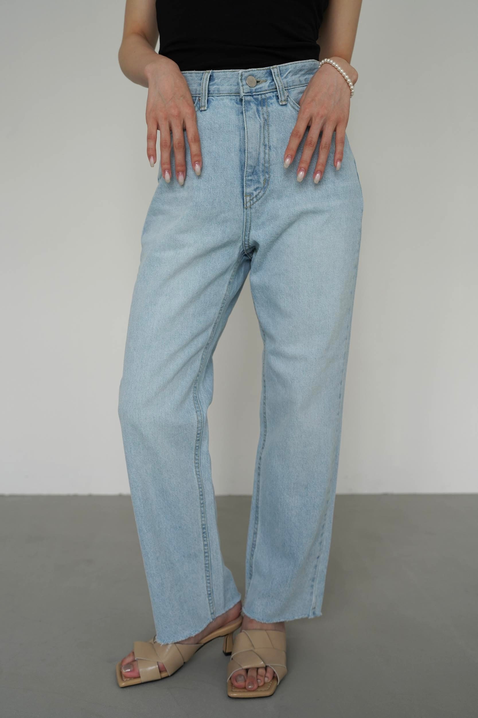 kicuri Double Belt Wide Denimデニム XSサイズ Double Belt Wide Denim – kicuri