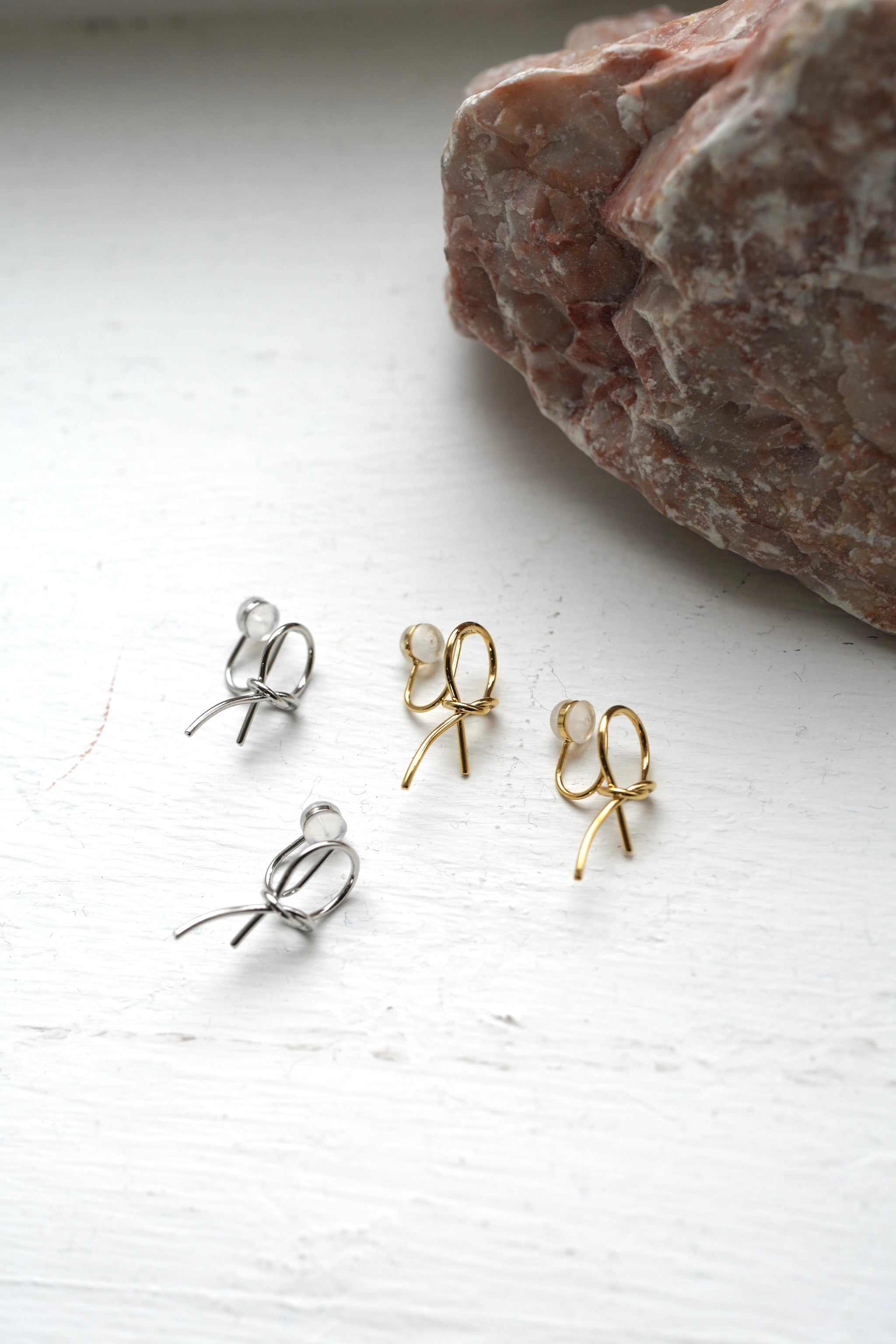 Asymmetry Hoop Pierce＆earcuff – kicuri