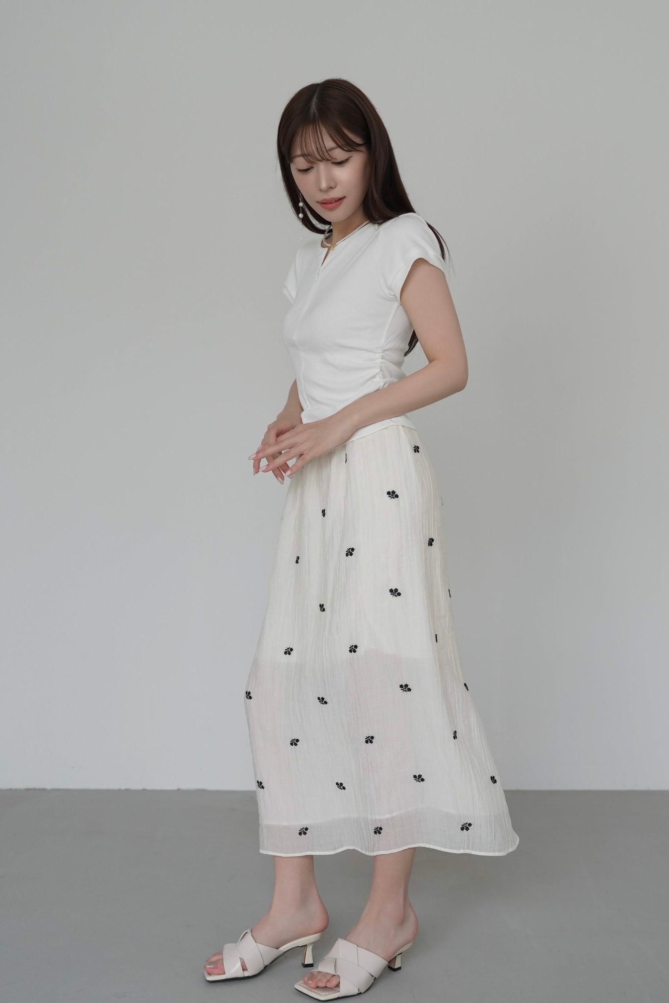 ●zooisoo choice●雪の花 see-through Skirt ○zooisoo choice○雪の花 see-through Skirt