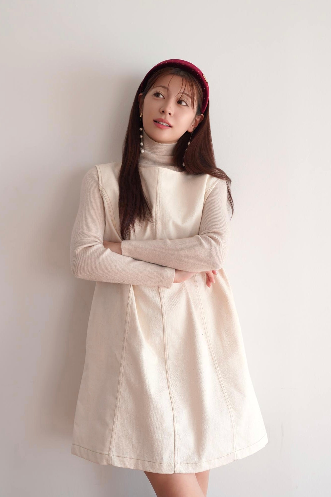 Stitch Line Denim Onepiece – kicuri