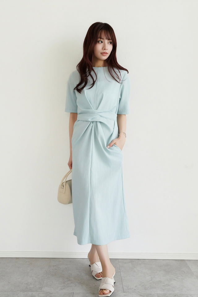 ［早割］ツイストデザインワンピース（XSさんも◎）