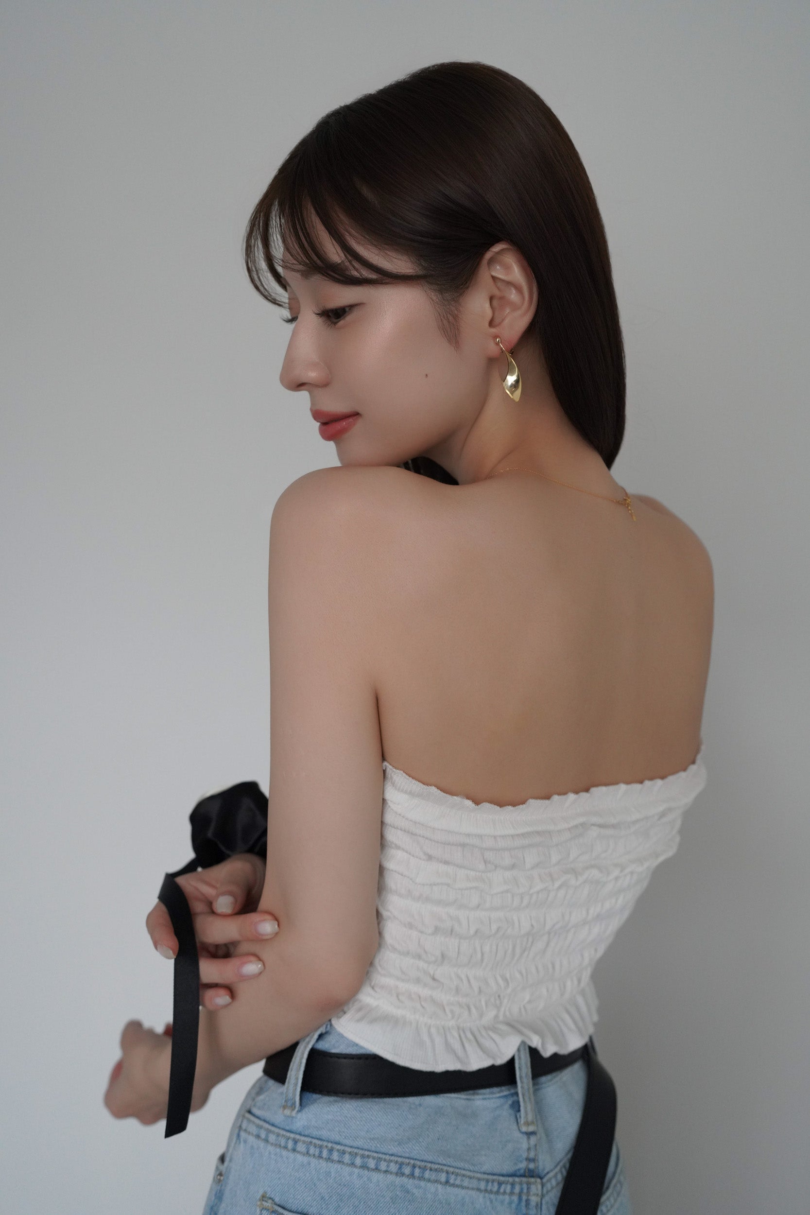 Shirred Tube Top – kicuri