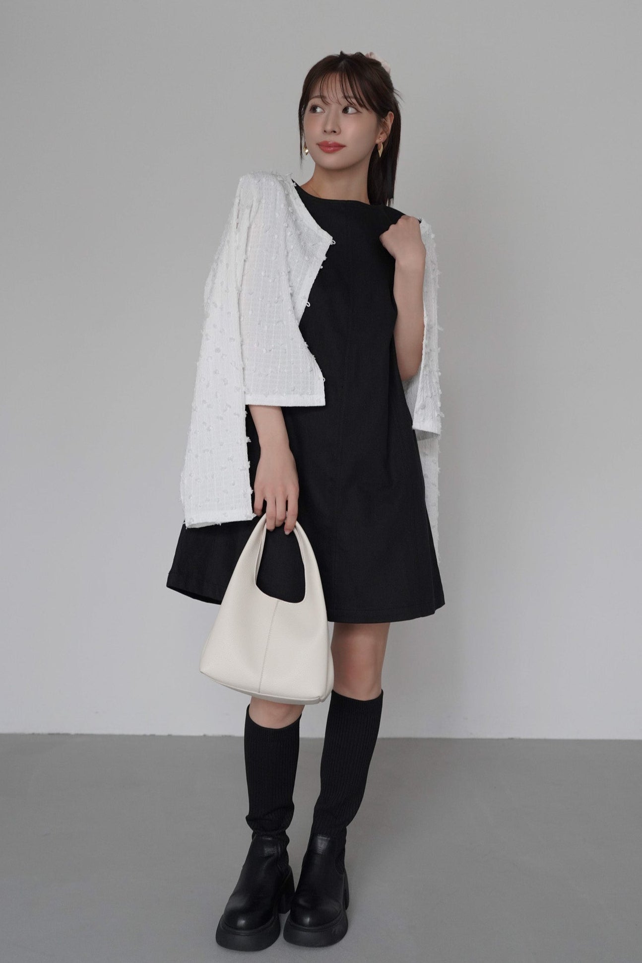 Stitch Line Denim One piece – kicuri