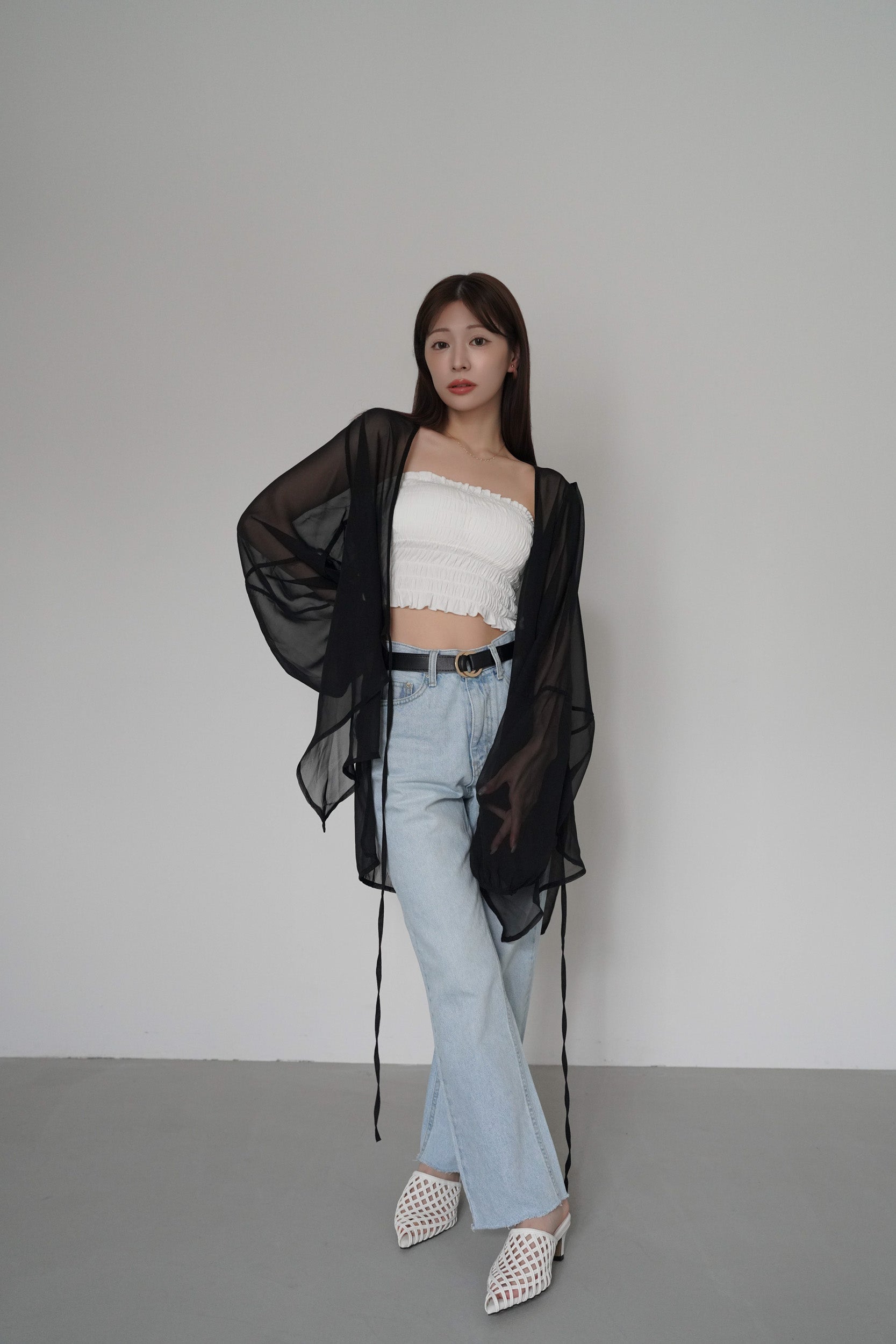 シテチューブトップ Shirred Tube Top – kicuri