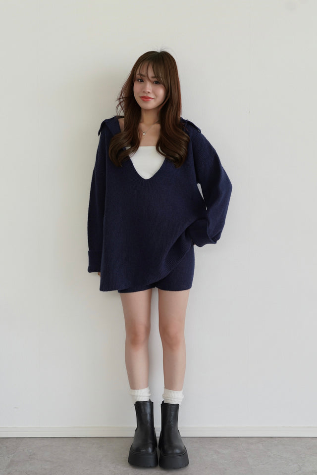 リラックスポロニットセットアップ(2set)