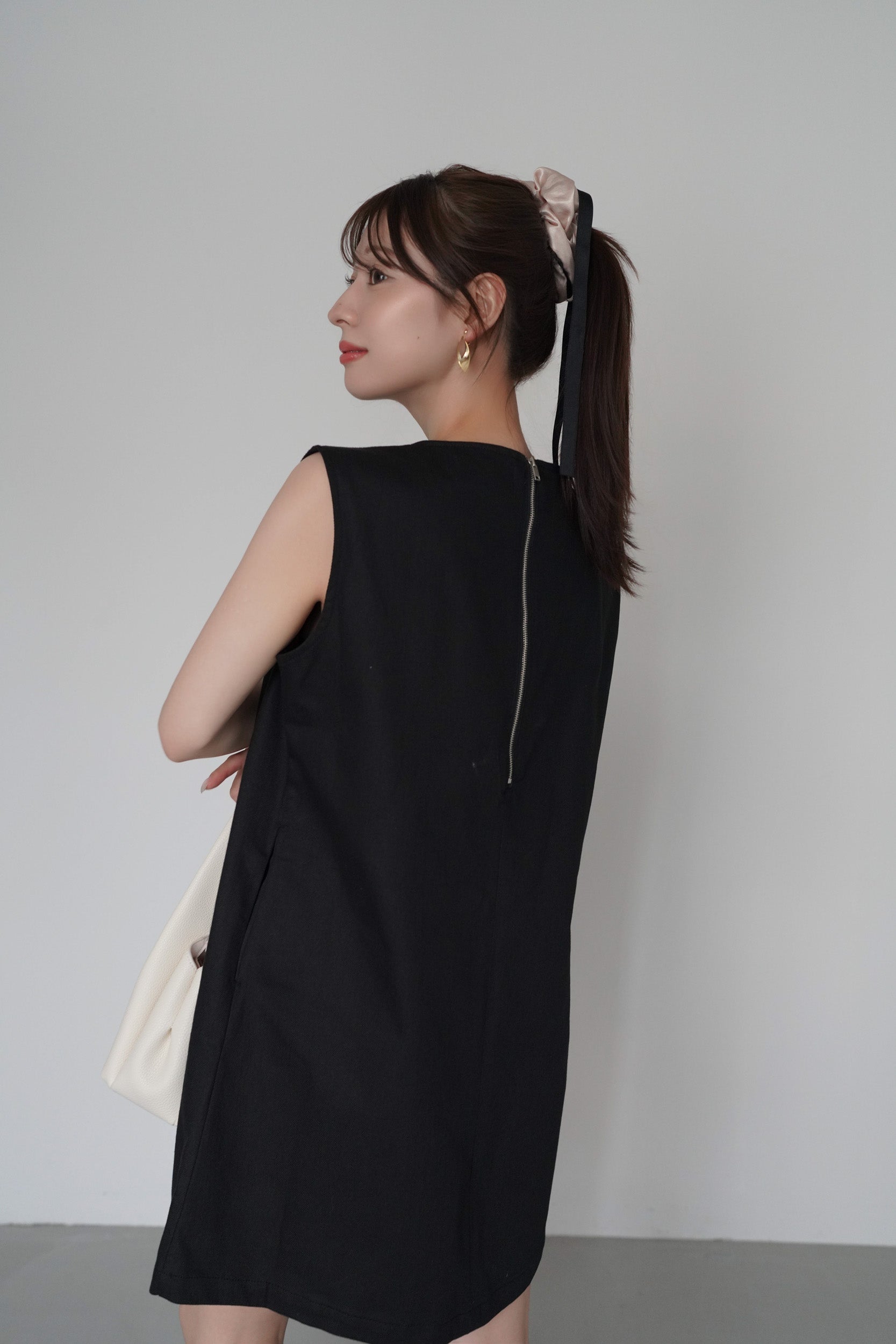 Stitch Line Denim One piece – kicuri