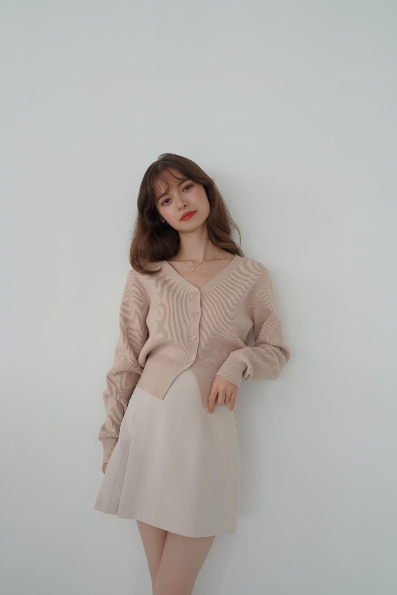 スカート ANDMARY Bibi pleats mini skirt ANDMARY】Bibi pleats mini skirt