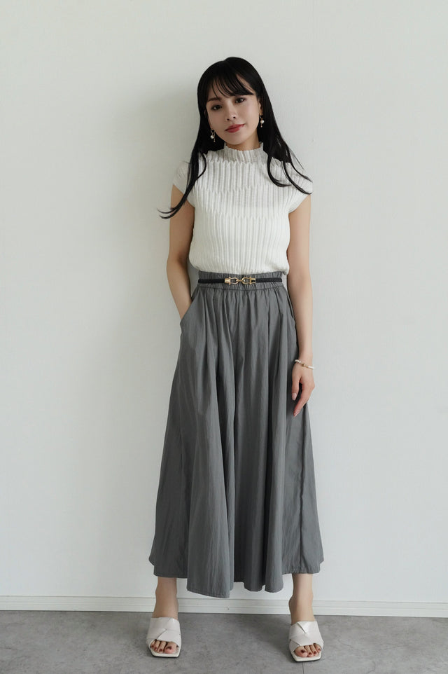 【早割】エアリーフレアワイドパンツ(10%OFF)