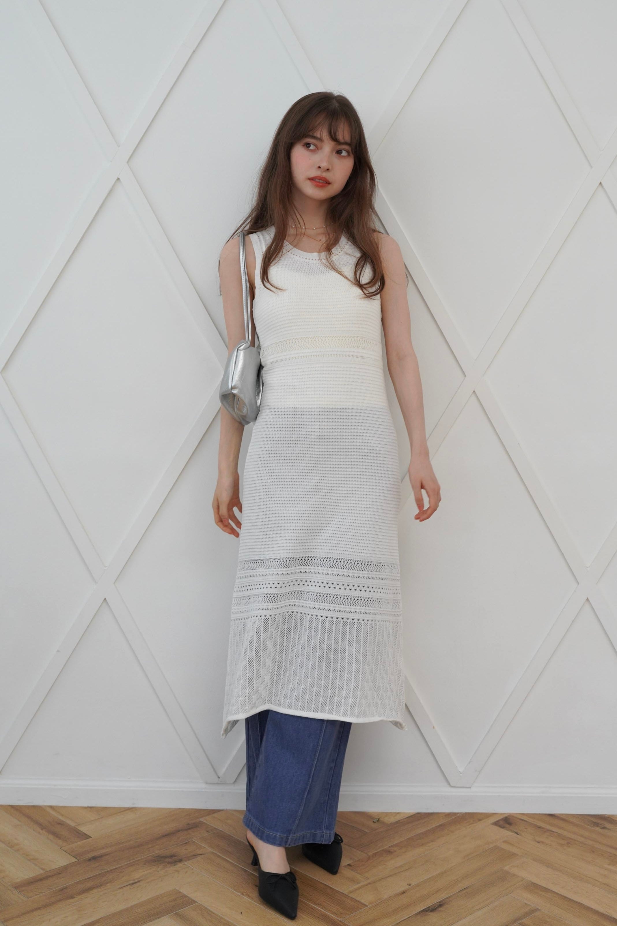 Lace knitting Knit One-piece – kicuri