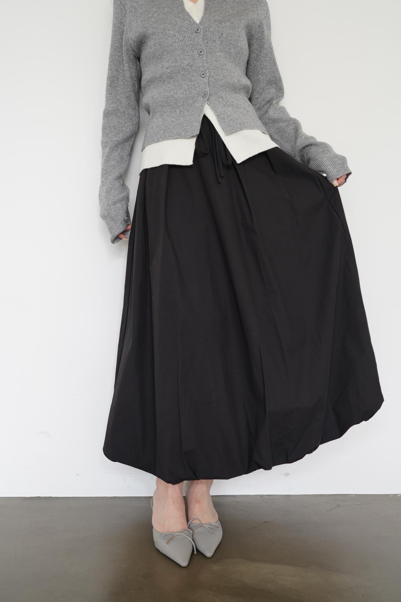スカート NOIRNINE Balloon Long Skirt 5BMR0247 KAFFEKastineMaxiBalloonSkirt_V