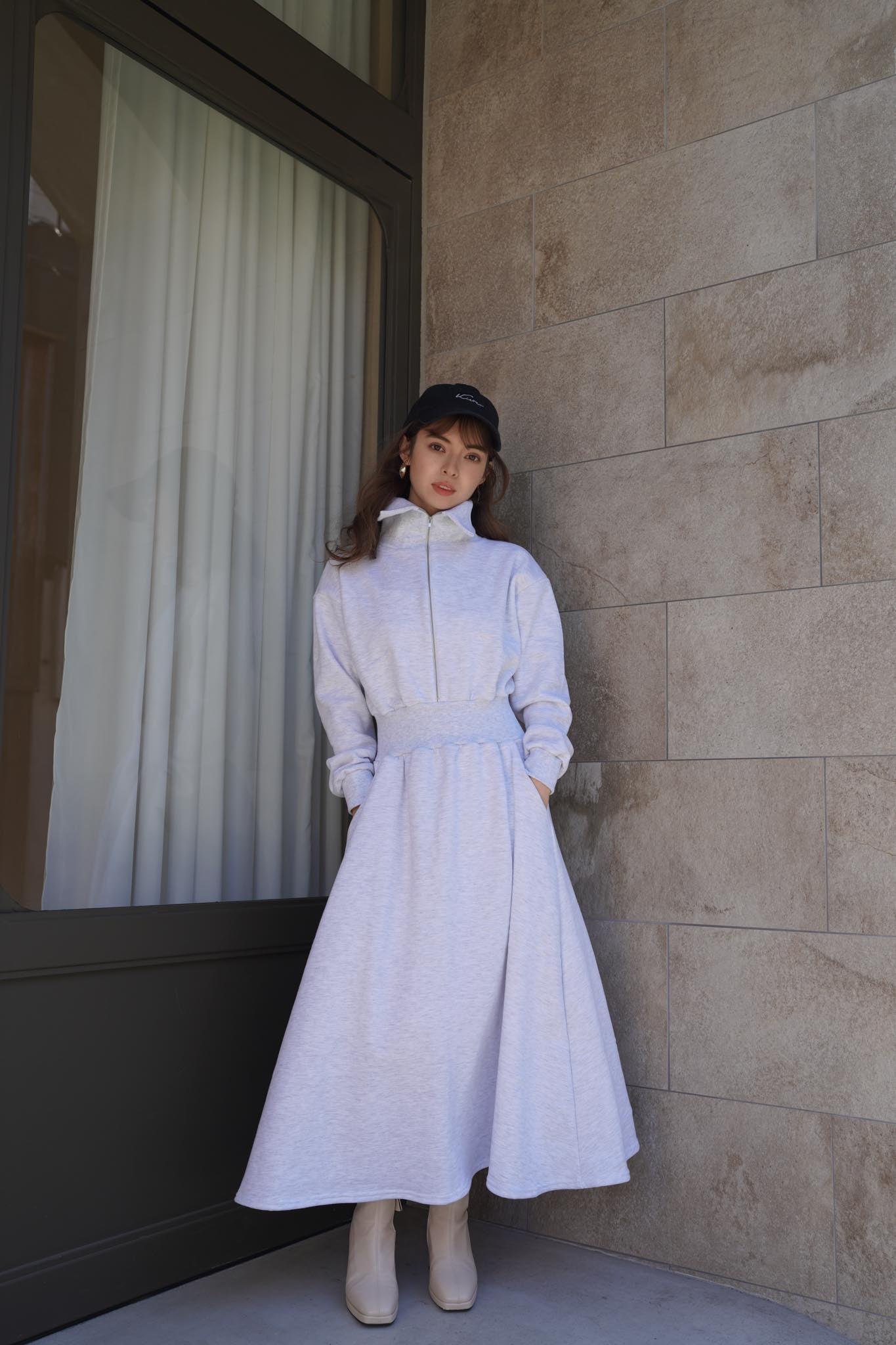 one-piece dress | KIRIKOMI