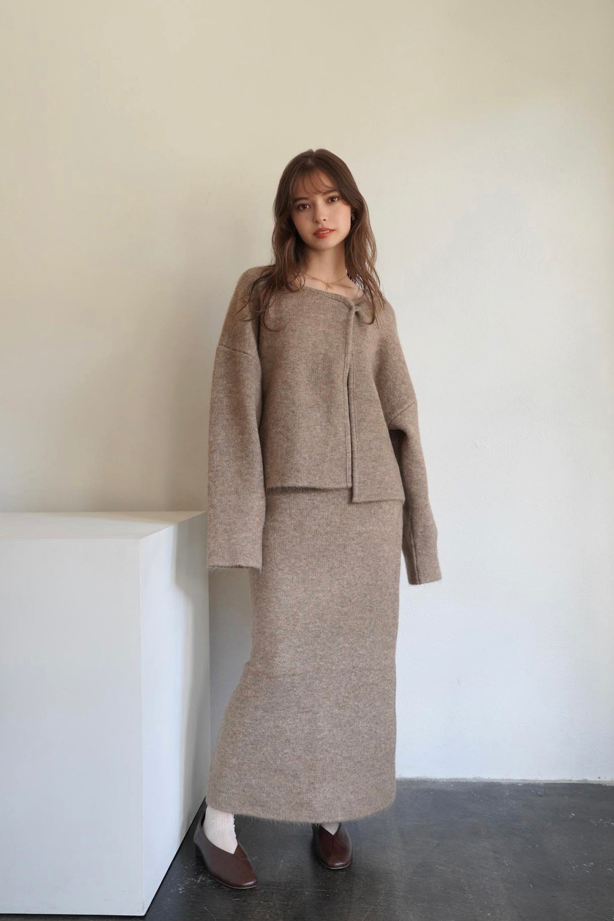 Outer × Skirt Knit Setup – kicuri