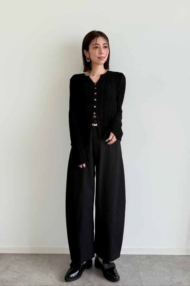 ［早割］ランダムリブニット+バレルカーブスラックス(2SET15%OFF)