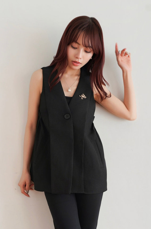 ［早割］ドレープフレアジレ