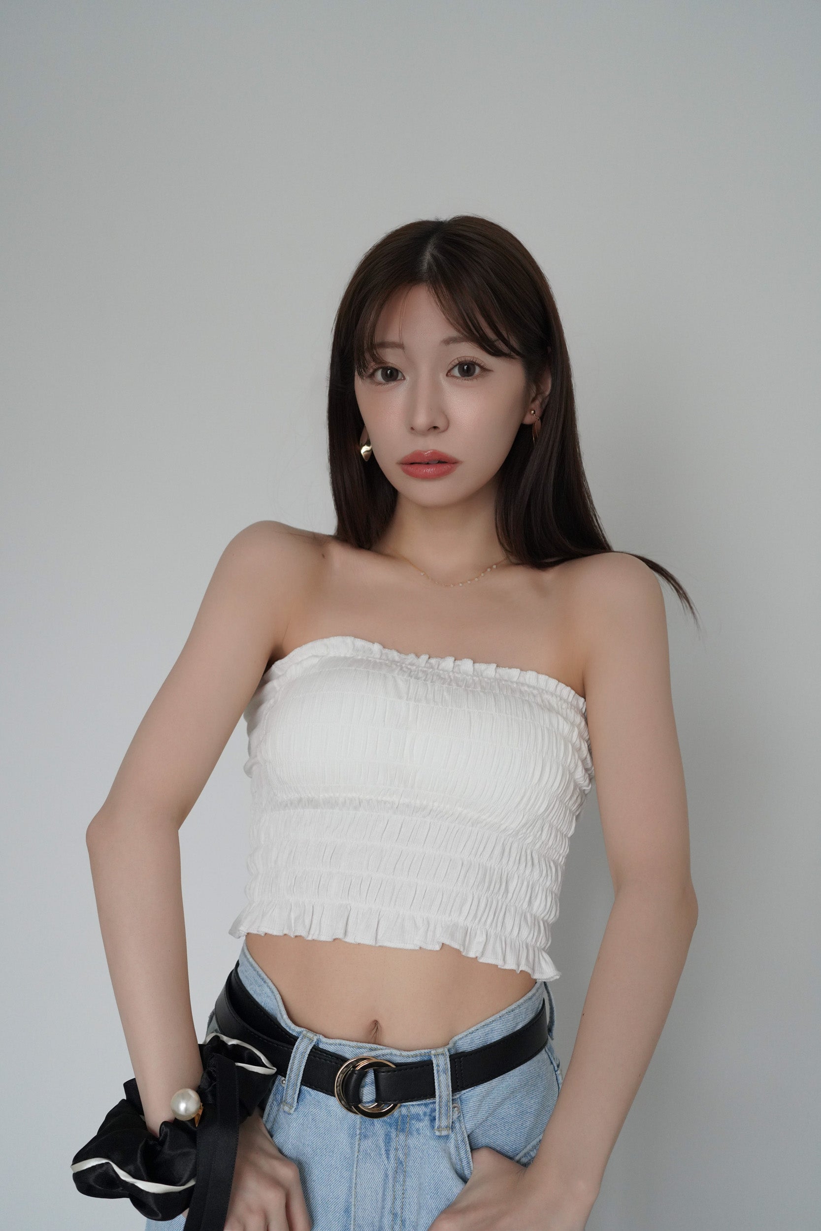 Shirred Tube Top – kicuri