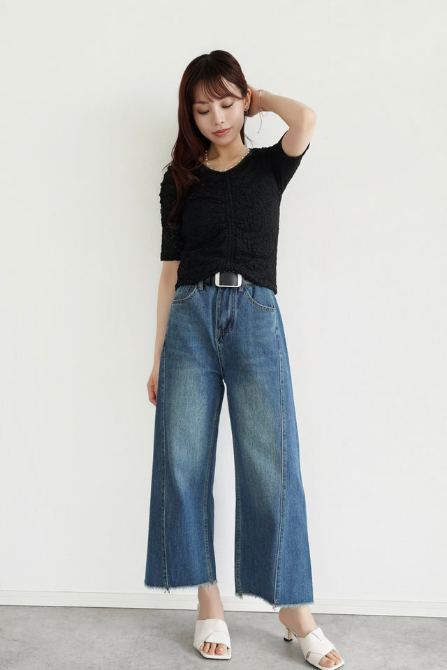 ［早割］センターラインセミフレアデニム（U150cmさんも◎）