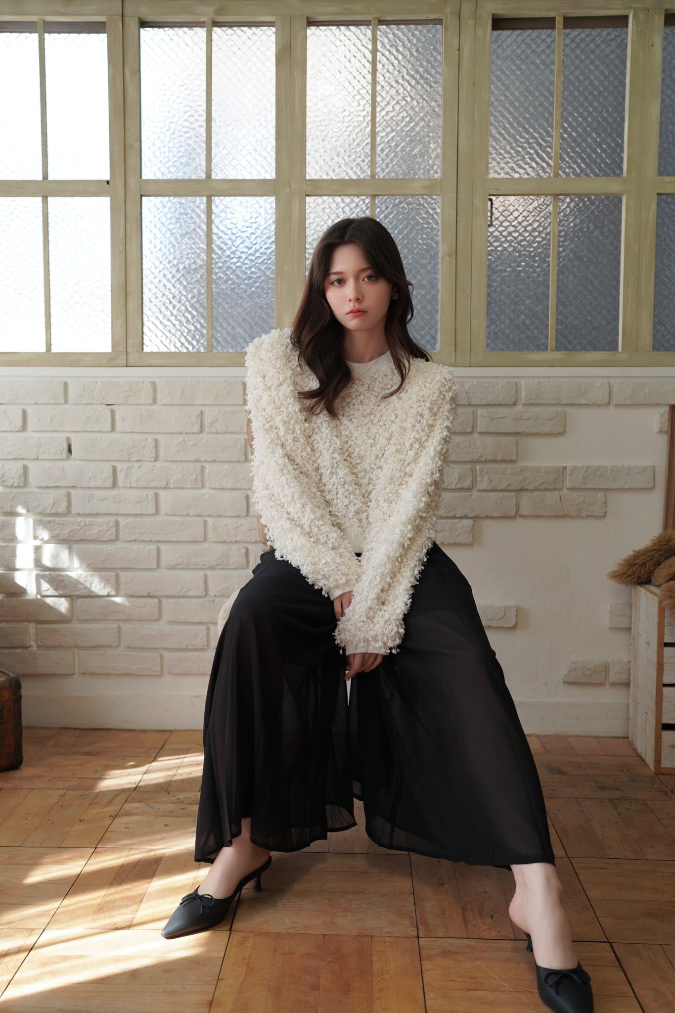 Sheer Wide Pants – kicuri