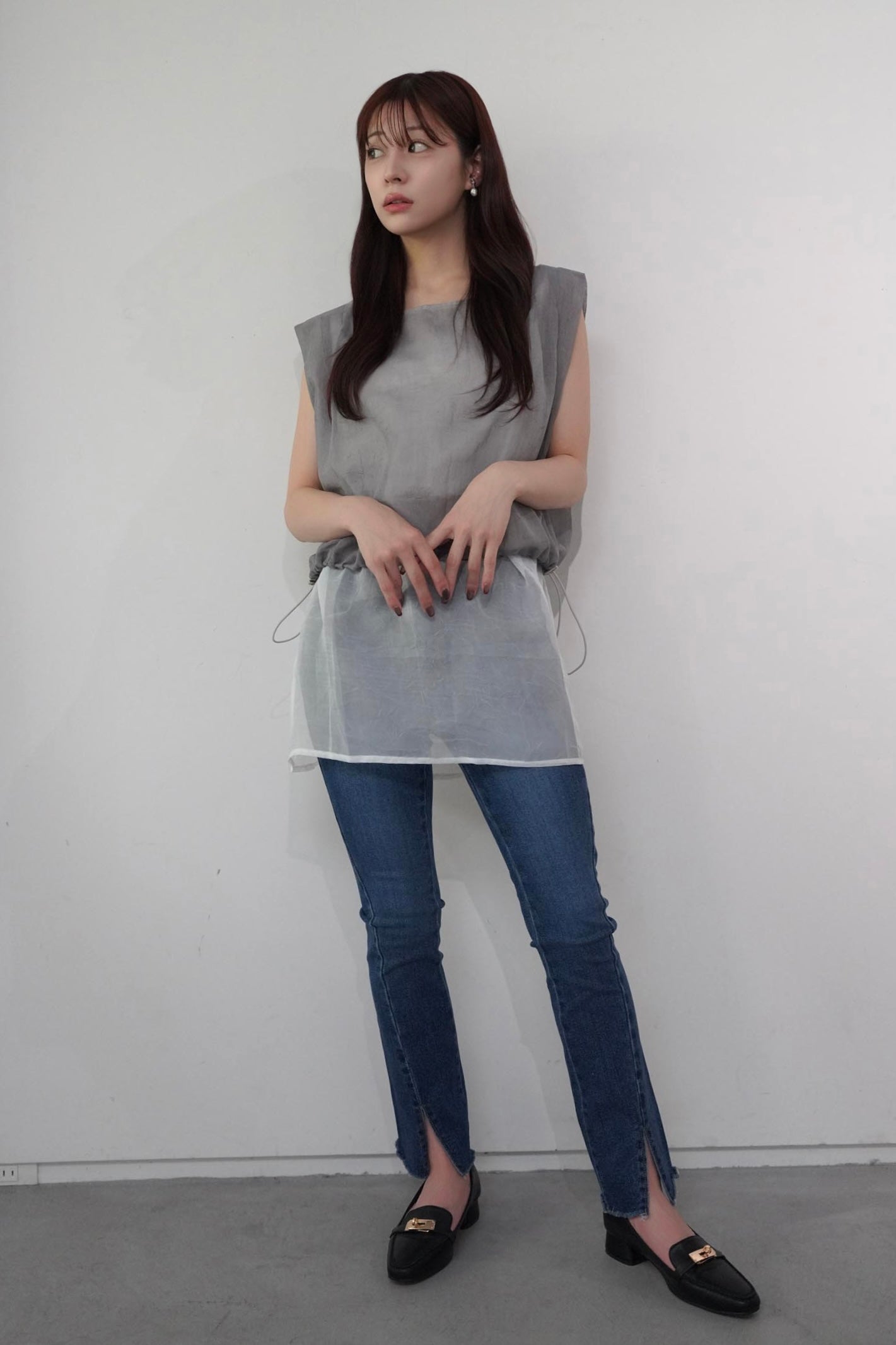 Front Slit Denim – kicuri