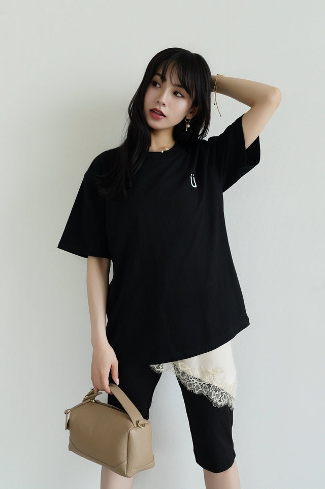 ロゴプリントオーバーサイズTee